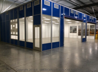1,536 S.F., Class 100,000, ISO8 Industrial Modular Cleanroom