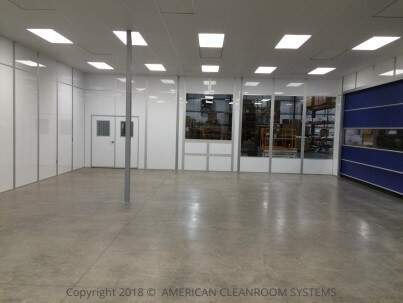 1,536 Square Foot, Class 100,000, ISO8 Modular Cleanroom