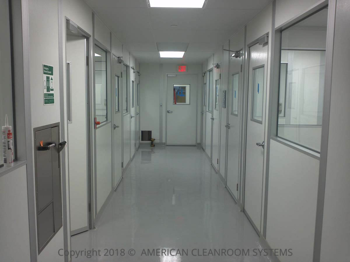 1,884 Square Foot, Class 10,000, ISO7 Modular Cleanroom