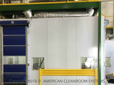 378 S.F., Class 10,000, ISO7 Chemical Filling Room Insulated Cleanroom