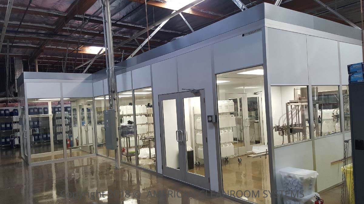 864 Square Foot, Class 100,000, ISO8 Modular Cleanroom
