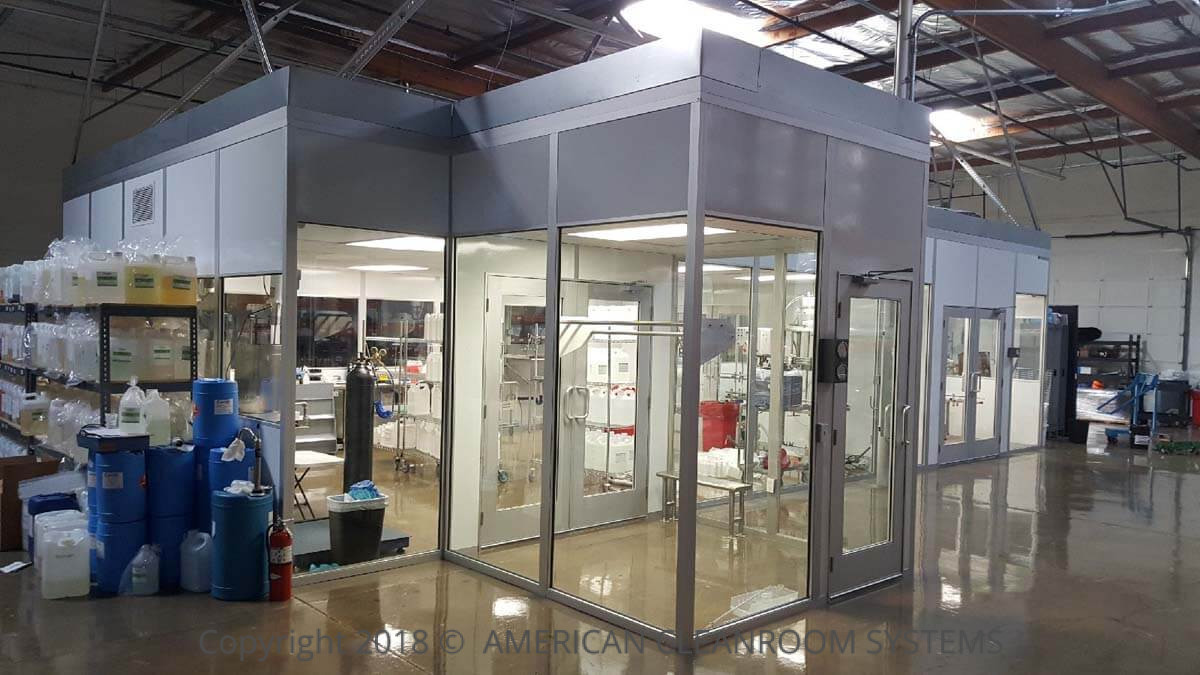 864 Square Foot, Class 100,000, ISO8 Modular Cleanroom
