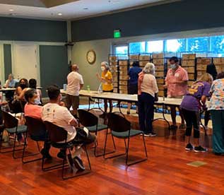 patients at vision clinic