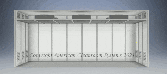 “one pass cleanroom ‘ “GIF cleanroom air flow simulation”