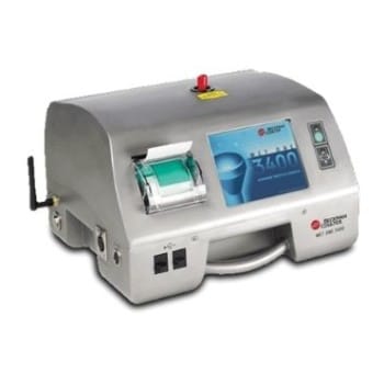 hach 3413, laser particle counter, LCD controld screen