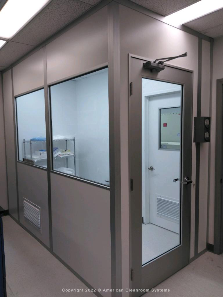 130 Square Foot, Class 1,000, ISO6 Hybrid Cleanroom