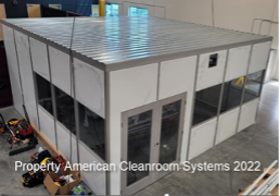 ISO-8, modular cleanroom, view from above