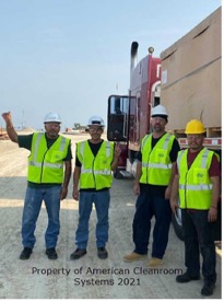 hard hats and safety vests