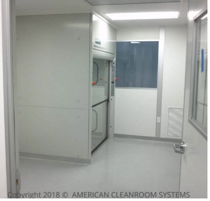 CGMP cleanroom, cleanroom exhaust chamber,