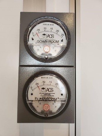 cleanroom digital Magnehelic gauge