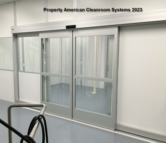 gown room exterior, cleanroom automatic sliding door