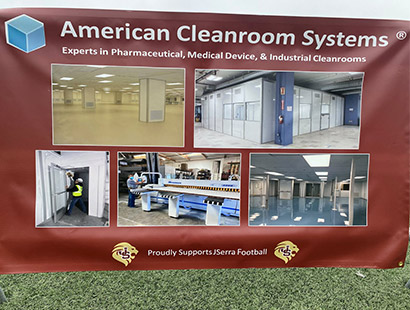 banner, cleanroom, JSerra football