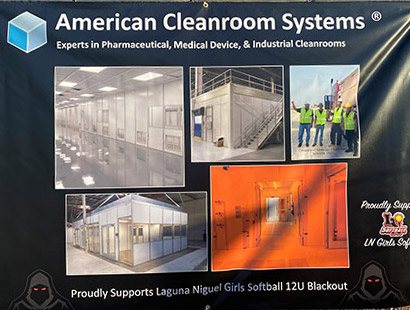 banner, cleanroom, Laguna Niguel Girls softball