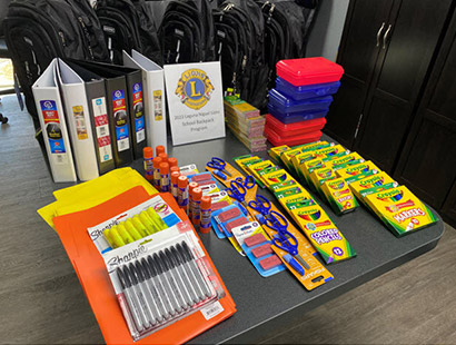 school program donation lions club