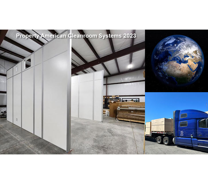ACS cleanroom, planet earth, truck