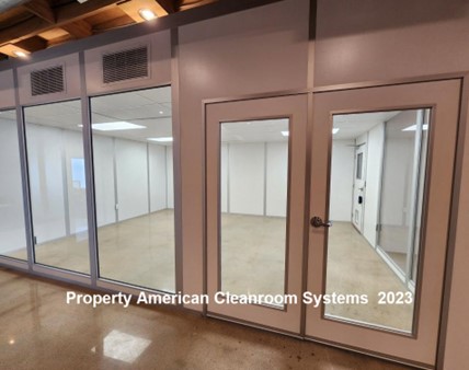 floor to ceiling cleanroom windows