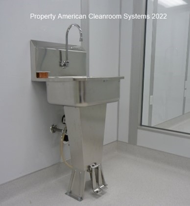 cleanroom heart welded vinyl flooring ,cleanroom stainless steel sink