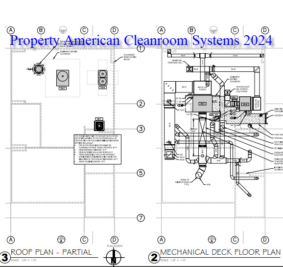 mechanical plans cleanroom