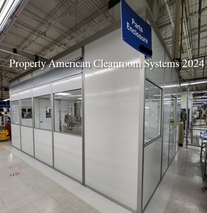 300 SF, ISO 8, exterior, cleanroom