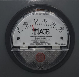 “cleanroom magnehelic gauge”