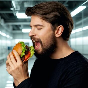 &ldquo;fast food&rdquo;, &ldquo;person&rdquo;