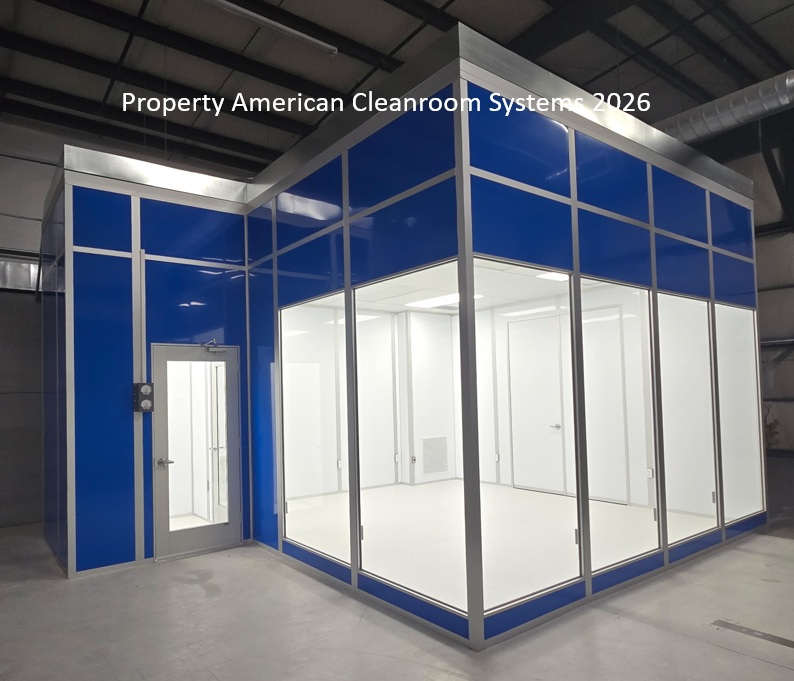 300 Square Foot, Class 10,000, ISO7 Modular cleanroom