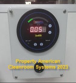 cleanroom digital monitoring system, lcd display