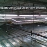 Insulated AC ducting, cleanroom roof