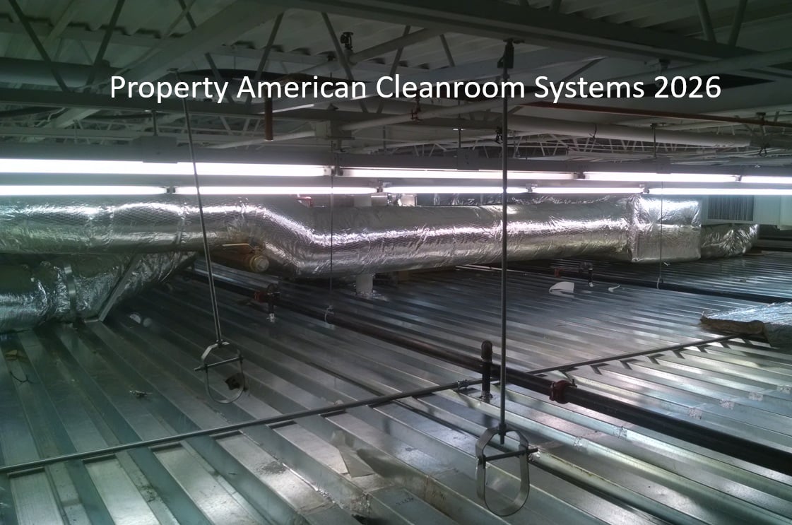 Insulated AC ducting, cleanroom roof